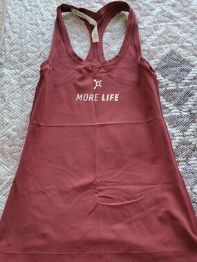 Lululemon More Life Racerback Tank - Brick Red